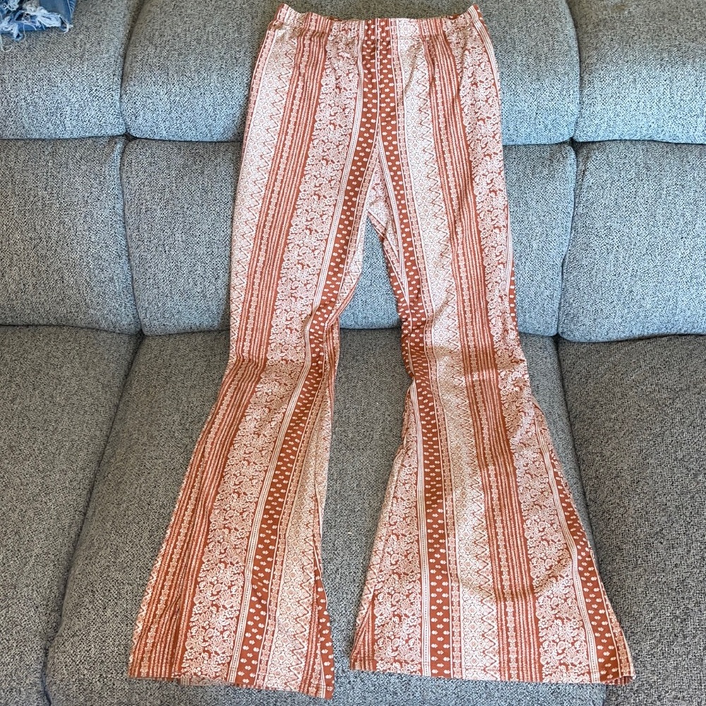 Forever 21 stretchy flare pants